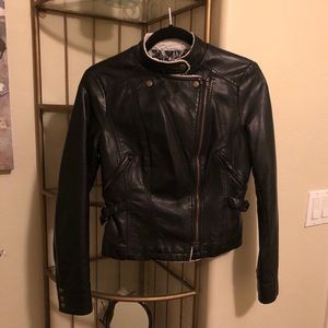 Copper Key leather Jacket